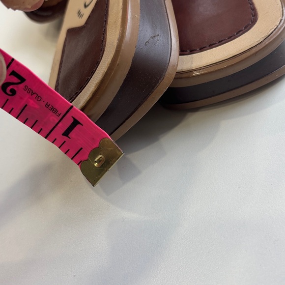 Elegant Brown genuine leather upper Slide Sandals - Picture 8 of 8